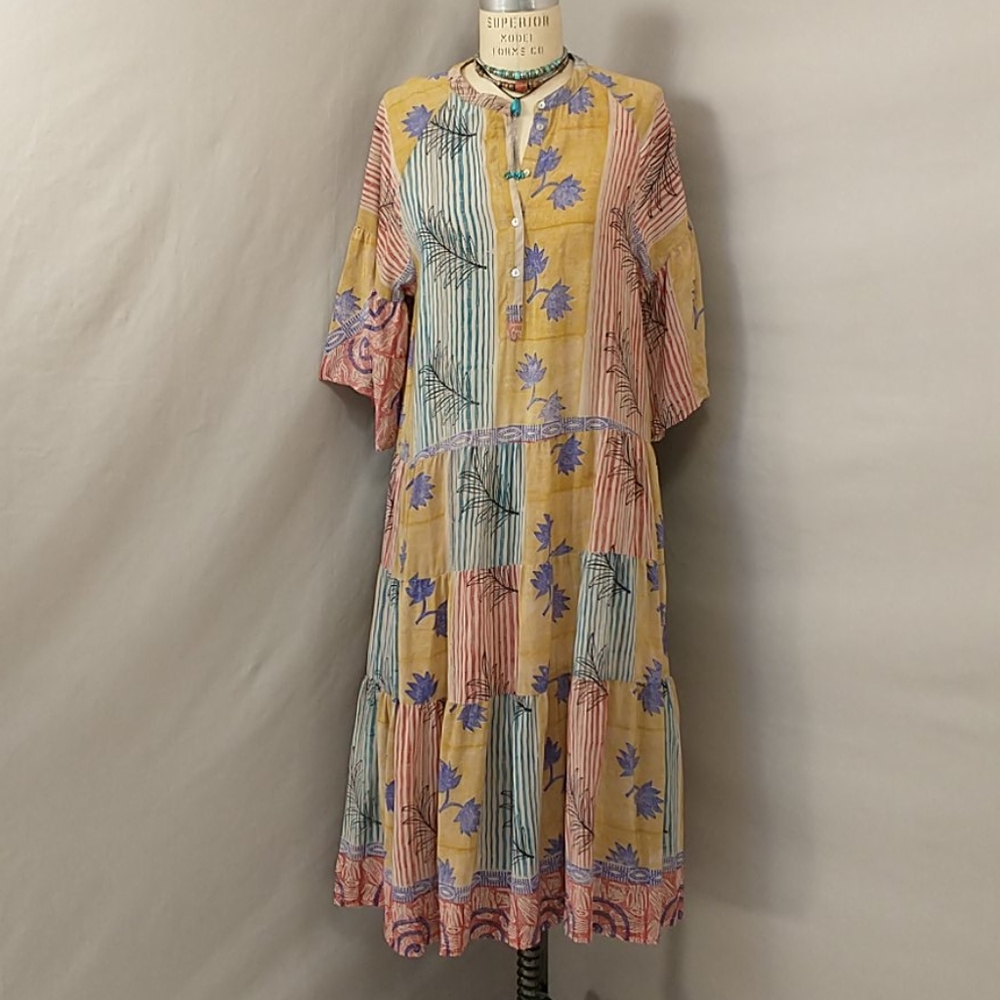 Scandinavian Design Recycled Silk Minimalist Dress High Quality Unique Comfy